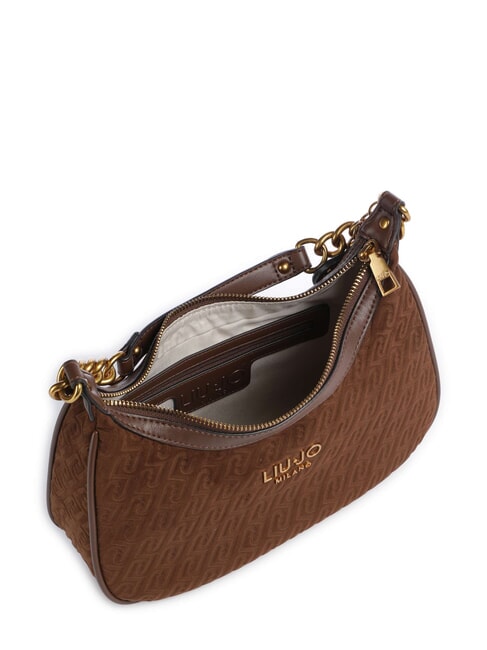 RIDHI Embossed Borsa a spalla, con tracolla tabacco - Borse Donna