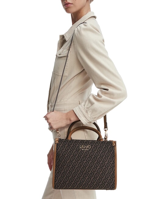 RIDHI Jacquard Borsa a mano, con tracolla t.moro - Borse Donna