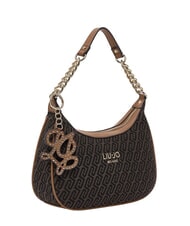 LIUJO RIDHI Jacquard Borsa a spalla, con tracolla t.moro - Borse Donna - 3