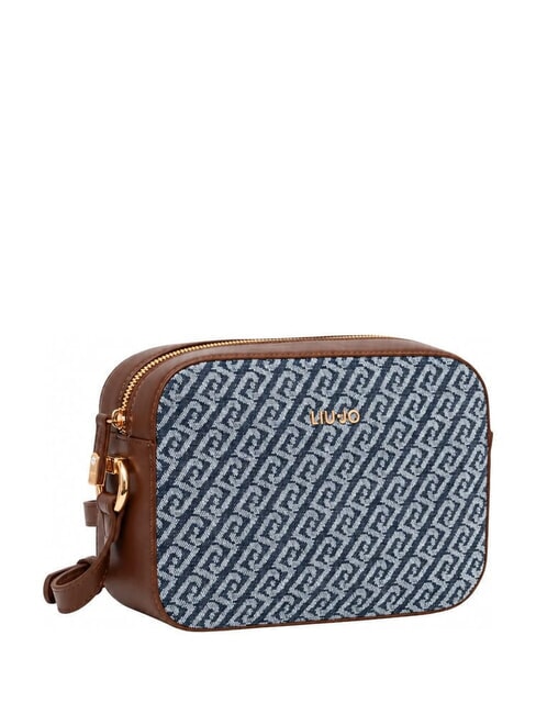 MANHATTAN Borsetta a tracolla blu denim - Borse Donna