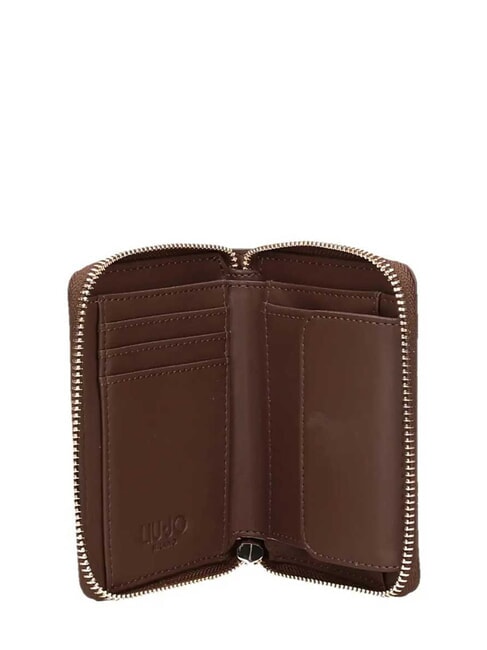 CALIWEN Portafoglio Zip Around piccolo dark mocha - Portafogli Donna