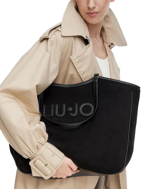 FERIELLE Shopping Bag NERO - Borse Donna