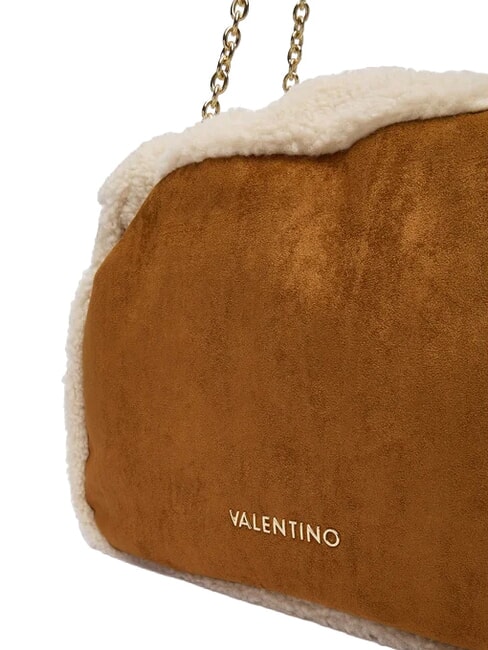 MAX Borsa a spalla, con catena cuoio/ecru - Borse Donna