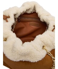 MARIO VALENTINO MAX Borsa a spalla, con catena cuoio/ecru - Borse Donna - 5