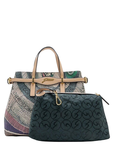PLANETARIUM Borsa a mano, con tracolla e pochette watercolor/beige - Borse Donna