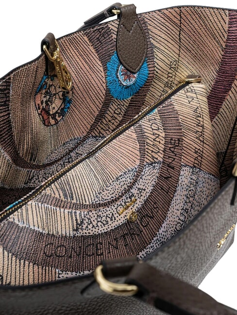 PLANETARIUM Shopper doubleface wilde/military green - Borse Donna