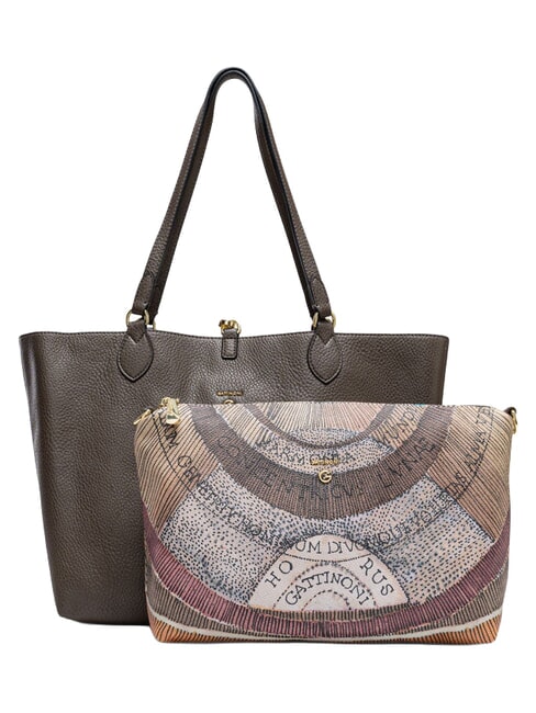 PLANETARIUM Shopper doubleface wilde/military green - Borse Donna