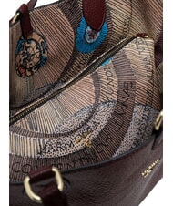 GATTINONI PLANETARIUM Shopper doubleface wilde/burgundy - Borse Donna - 4