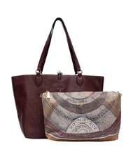 GATTINONI PLANETARIUM Shopper doubleface wilde/burgundy - Borse Donna - 5