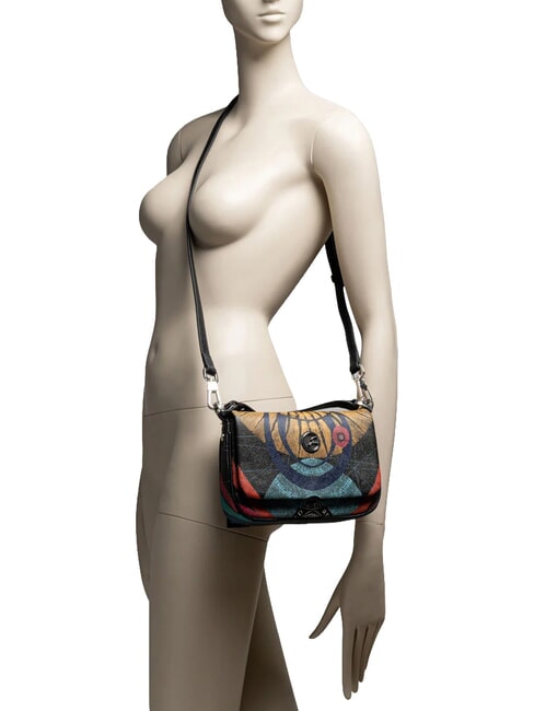 PLANETARIUM Borsa mini a spalla, con tracolla planet.black print - Borse Donna