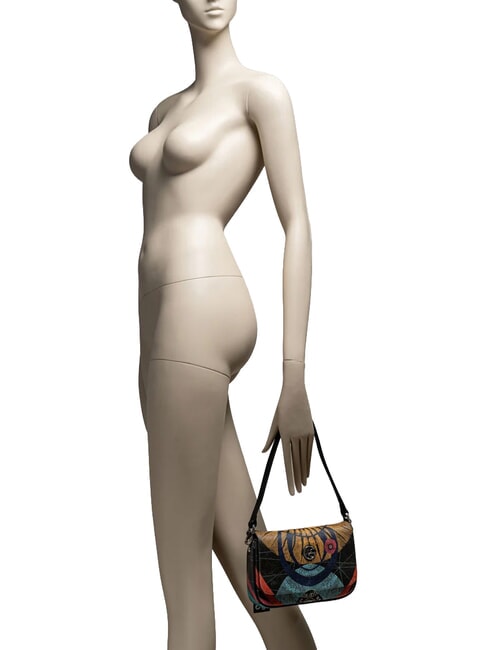 PLANETARIUM Borsa mini a spalla, con tracolla planet.black print - Borse Donna