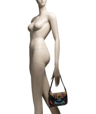 GATTINONI PLANETARIUM Borsa mini a spalla, con tracolla planet.black print - Borse Donna - 6