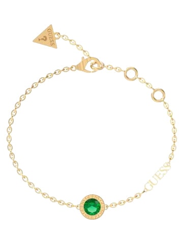 COLOR MY DAY Bracciale con zirconia cubica yellow gold/emerald - Bracciali Donna