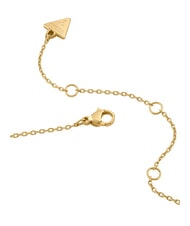 GUESS WILD FLOWER Collana con charm centrale a forma di cuore yellow gold - Collane - 3