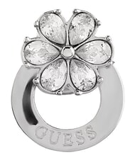 GUESS ACE OF DIAMONDS Orecchini con applicazione in cristallo SILVER - Orecchini - 2