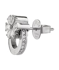 GUESS ACE OF DIAMONDS Orecchini con applicazione in cristallo SILVER - Orecchini - 3