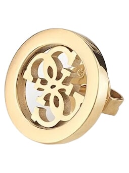 STUDS PARTY Orecchini al lobo con logo 4G yellow gold - Orecchini
