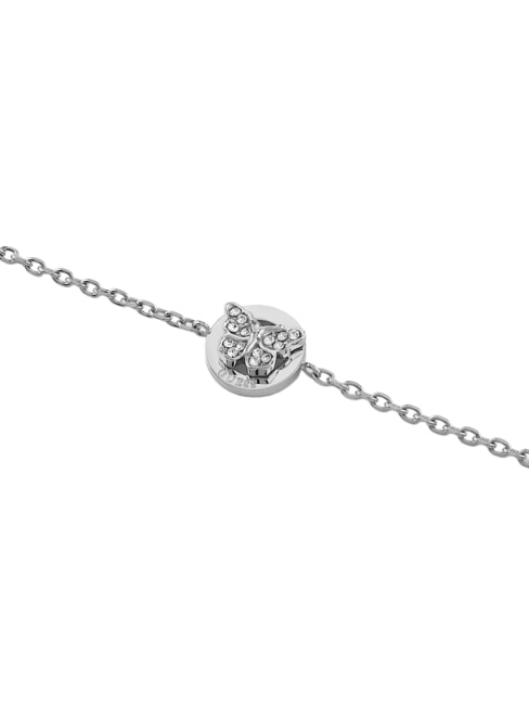 BORBOLETA Bracciale con charm a forma di farfalla SILVER - Bracciali Donna