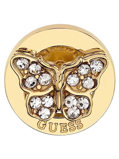 BORBOLETA Orecchini con charm a forma di farfalla yellow gold - Orecchini