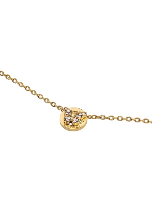 BORBOLETA Collana con ciondolo a forma di farfalla yellow gold - Collane