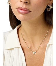 GUESS BORBOLETA Collana con ciondolo a farfalla yellow gold - Collane - 4