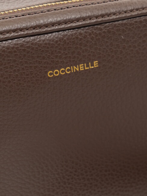 ALPHA Mini Bag a tracolla, in pelle brunette - Borse Donna