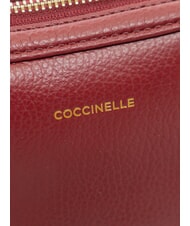 COCCINELLE ALPHA Mini Bag a tracolla, in pelle ribes - Borse Donna - 4