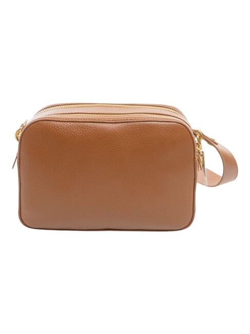 ALPHA Mini Bag a tracolla, in pelle cognac - Borse Donna