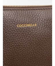 COCCINELLE ALPHA Shopping Bag in pelle brunette - Borse Donna - 4