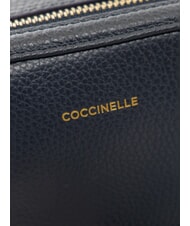COCCINELLE ALPHA Mini Bag a tracolla, in pelle midnight blue - Borse Donna - 4