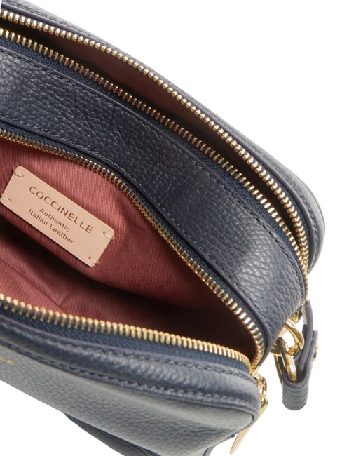 ALPHA Mini Bag a tracolla, in pelle midnight blue - Borse Donna