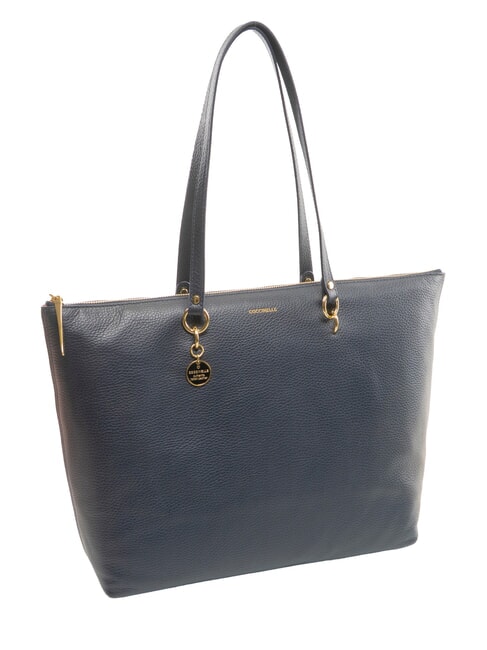 ALPHA Shopping Bag in pelle midnight blue - Borse Donna