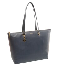 COCCINELLE ALPHA Shopping Bag in pelle midnight blue - Borse Donna - 2