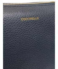COCCINELLE ALPHA Shopping Bag in pelle midnight blue - Borse Donna - 4