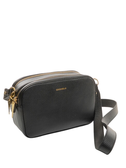 ALPHA Mini Bag a tracolla, in pelle Nero - Borse Donna