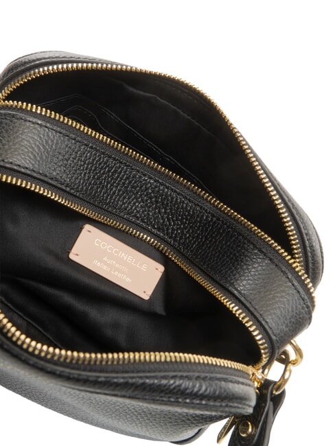 ALPHA Mini Bag a tracolla, in pelle Nero - Borse Donna