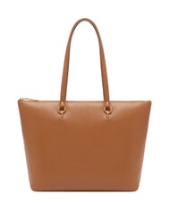 COCCINELLE ALPHA Shopping Bag in pelle cognac - Borse Donna - 3