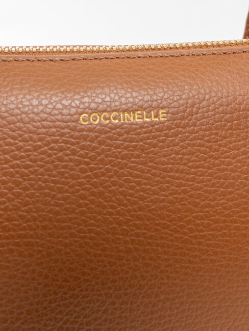ALPHA Shopping Bag in pelle cognac - Borse Donna