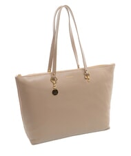 COCCINELLE ALPHA Shopping Bag in pelle warm taupe - Borse Donna - 2
