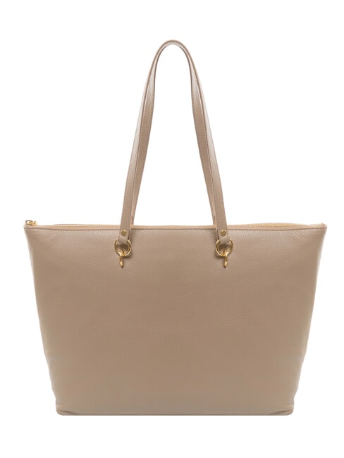 ALPHA Shopping Bag in pelle warm taupe - Borse Donna