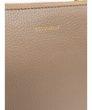 COCCINELLE ALPHA Shopping Bag in pelle warm taupe - Borse Donna - 4