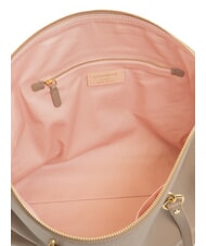 COCCINELLE ALPHA Shopping Bag in pelle warm taupe - Borse Donna - 5