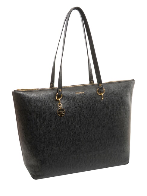 ALPHA Shopping Bag in pelle Nero - Borse Donna