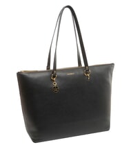 COCCINELLE ALPHA Shopping Bag in pelle Nero - Borse Donna - 2