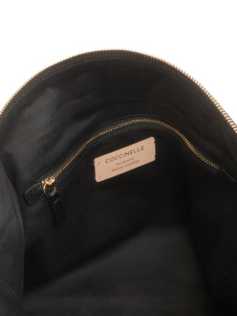ALPHA Shopping Bag in pelle Nero - Borse Donna
