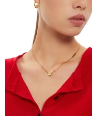 GUESS STYLISH GUESS Collana, forma moneta con logo yellow gold - Collane - 4
