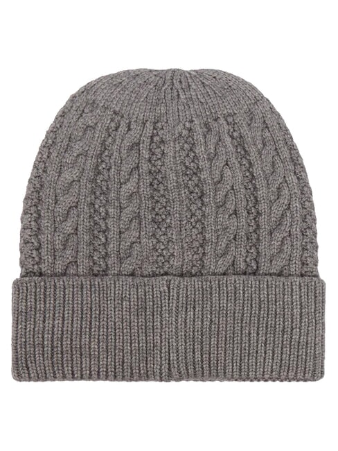 FRANCES KNITTED Cappello con risvolto, in maglia grey - Cappelli