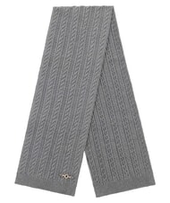 GUESS FRANCES KNITTED Sciarpa con lavorazione a treccia grey - Sciarpe - 2