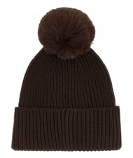 GUESS AMORETTE KNITTED Cappello con pon pon bitter brown - Cappelli - 2