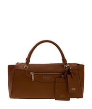 GUESS ANTONIA Borsa bauletto a mano, con tracolla COGNAC - Borse Donna - 3